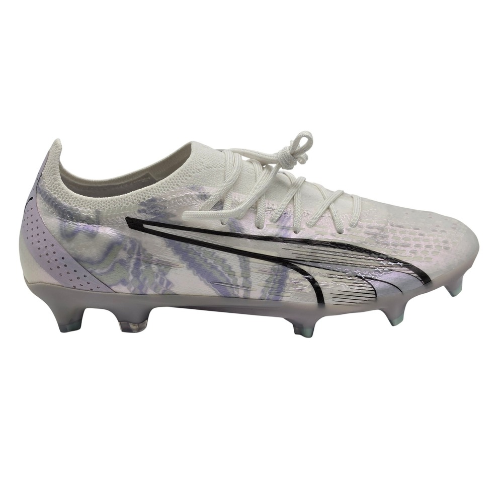 Puma Ultra Ultimate FG/AG Soccer Cleats Womens 10 White Lavender 107329-01